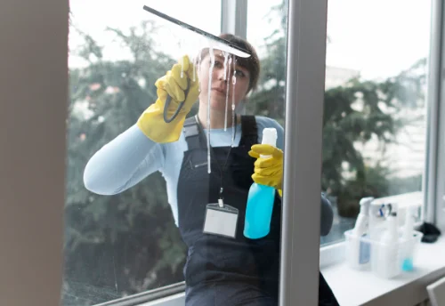 Nettoyage de vitres intérieures et extérieures à Azilone-Ampaza